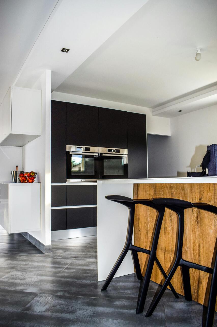 Modern Black Kitchen Cabinets Cape Town
